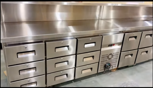 SS WORK TABLE WITH DRAWER