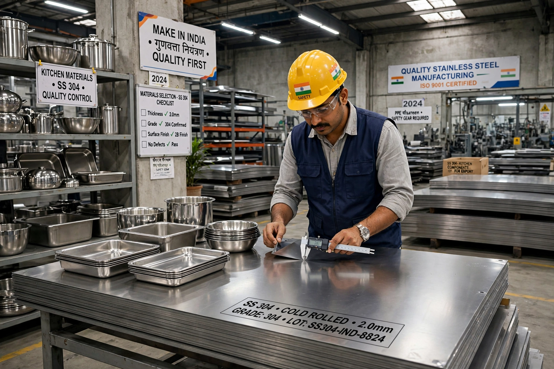JMD Stainless Steel Kitchen Materials